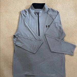 Under Armour Men's Gray Quarter-Zip Jacket
